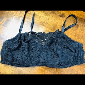 Underwire lace bra